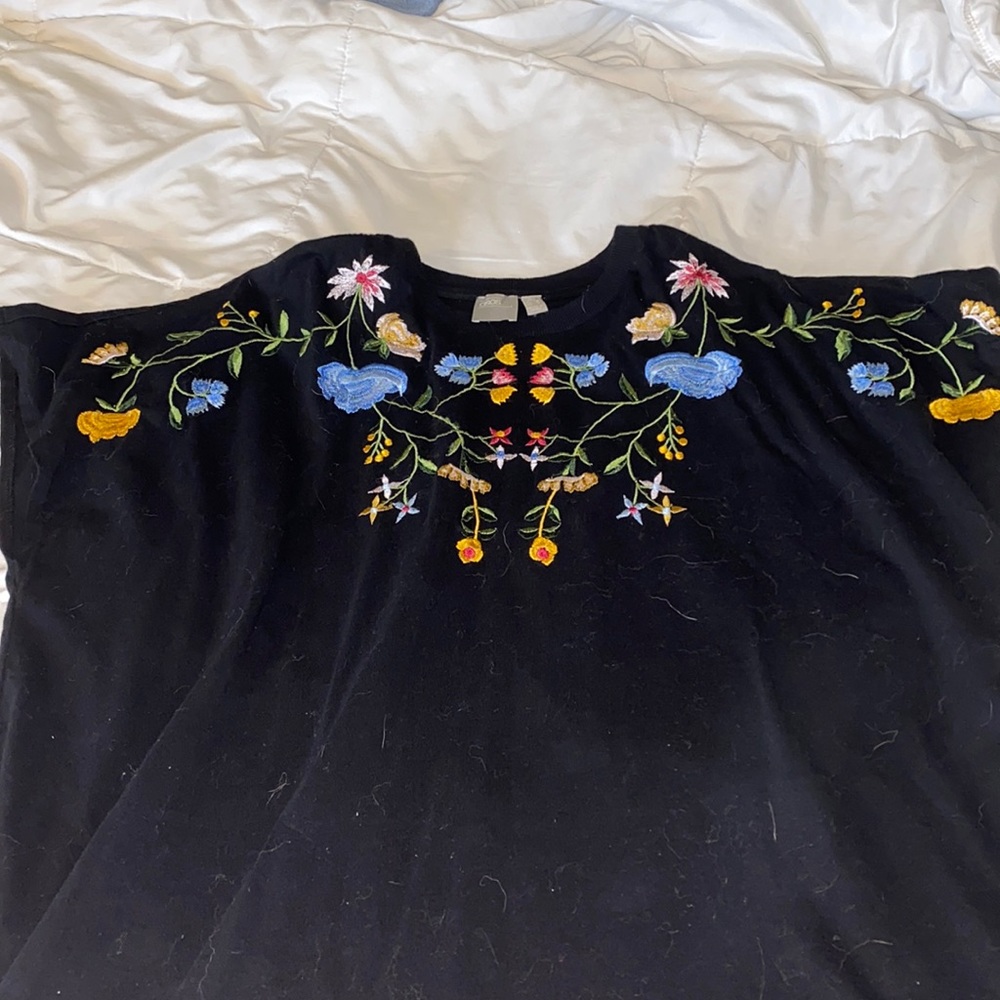 Floral asos dress, size M